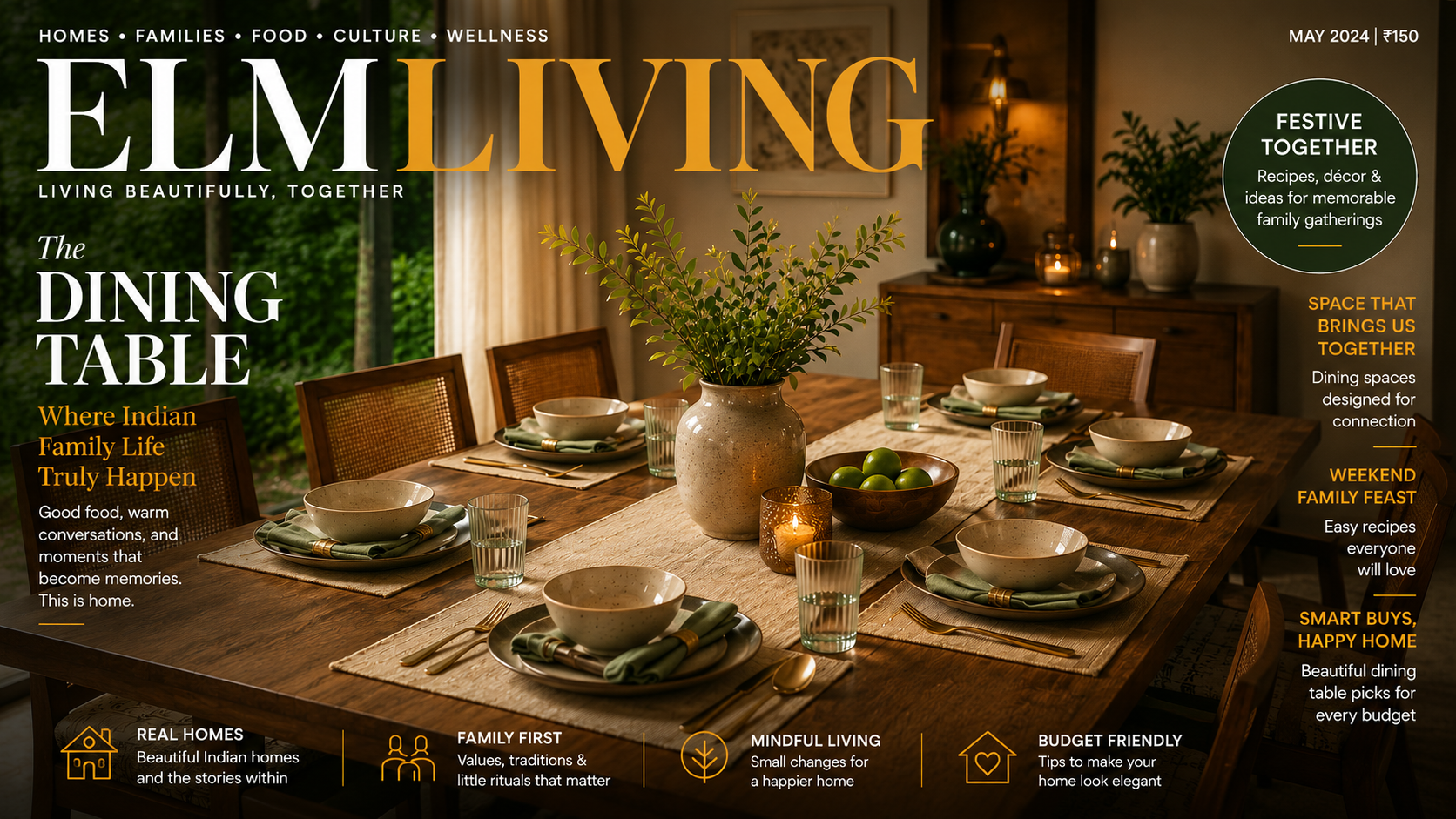 The Dinning Table: Where Indian Family Life Truly Happen
