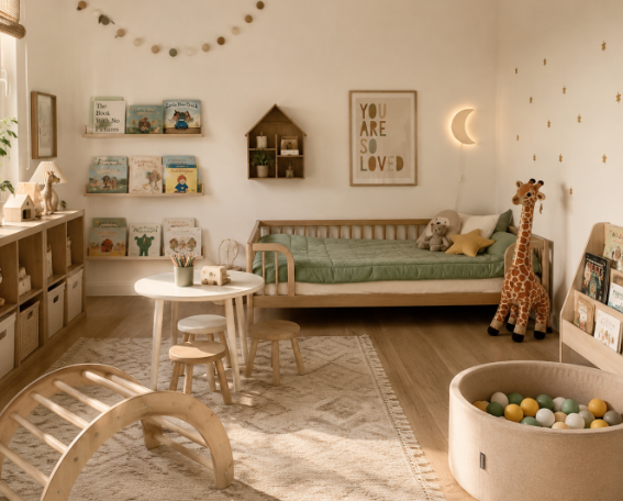 The LittleDream Haven – Nordic Serenity Children’s Luxury Comfort & Creative Play Suite