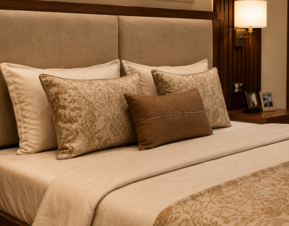 Imperial Haven Master Suite with Warm Walnut Paneling and Signature Ambient Luxury Design gallery