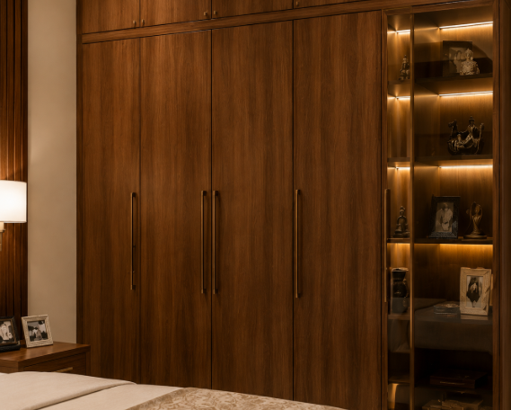 Imperial Haven Master Suite with Warm Walnut Paneling and Signature Ambient Luxury Design gallery