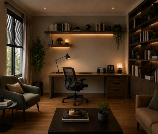 The Aureline Grand Meridian Contemporary Study Lounge Suite